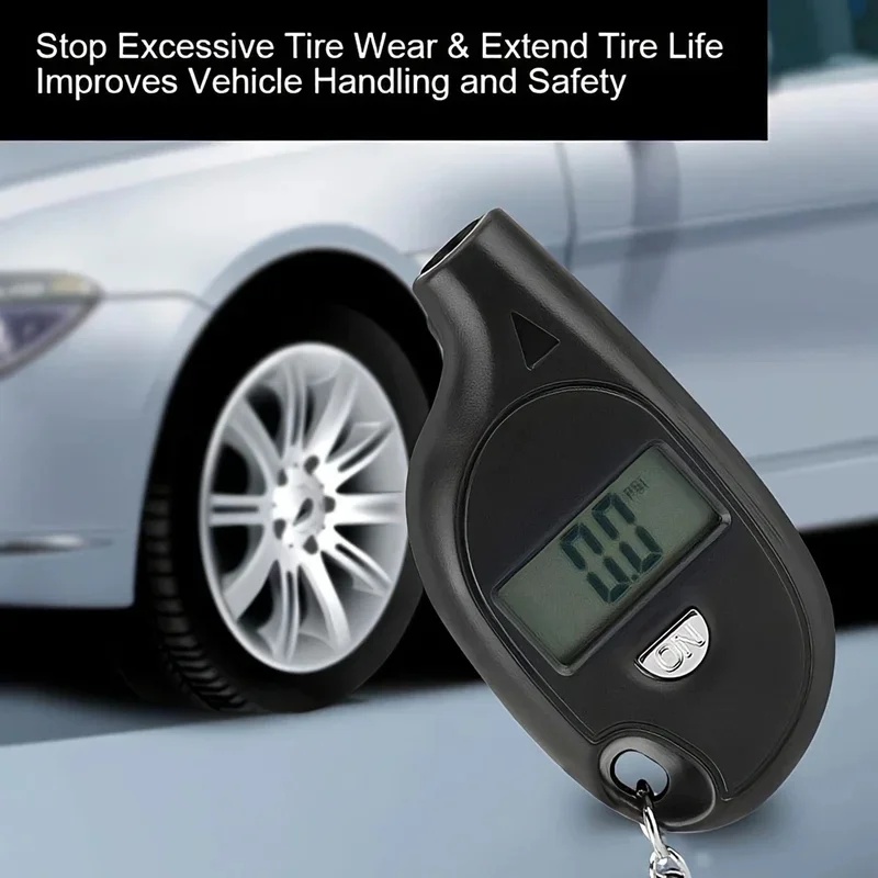 1-4pcs Mini Keychain Style Por - Tyre Pressure Gauge recension och pris