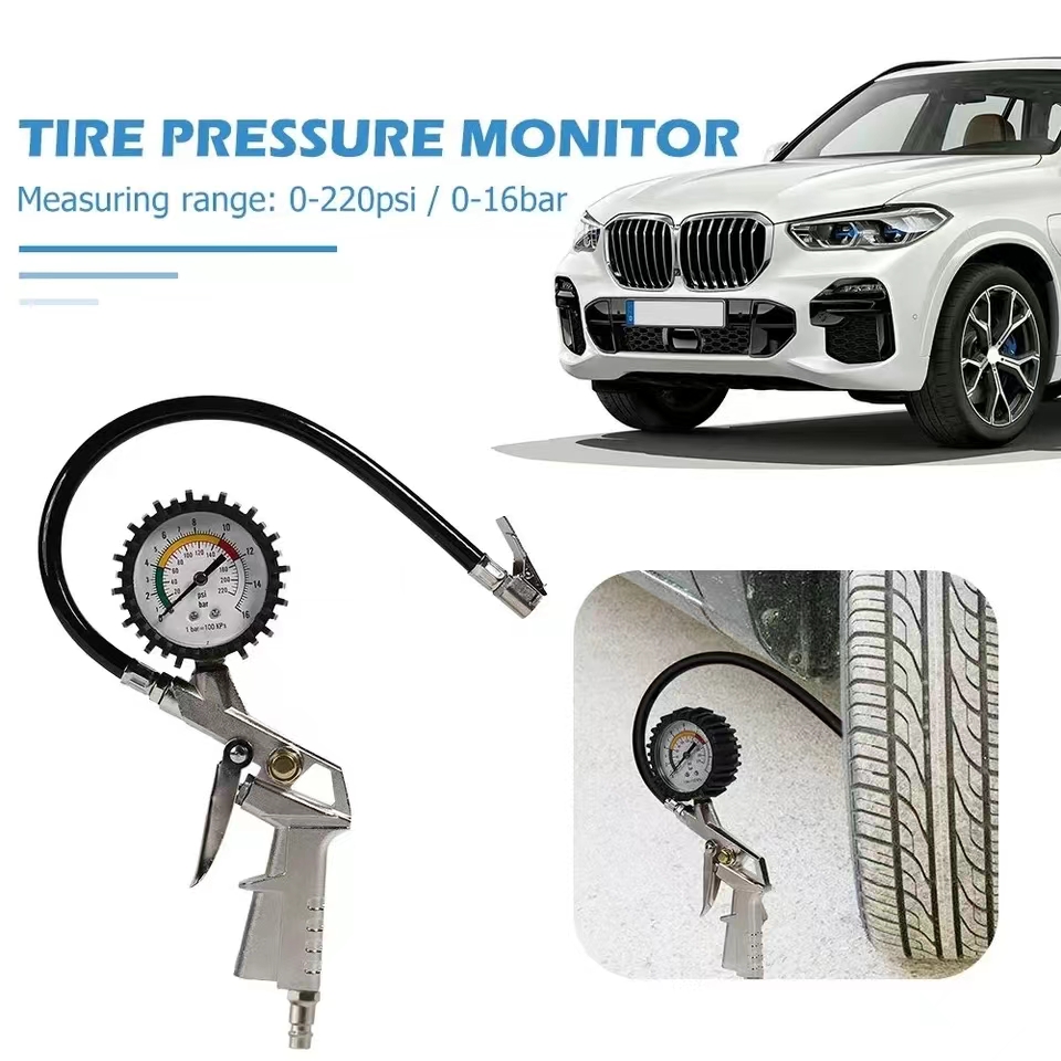 220 PSI Tire Inflator Gauge wi - Tyre Pressure Gauge recension och pris