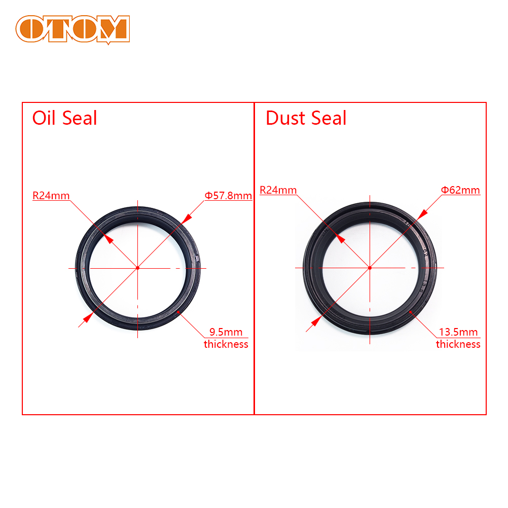 OTOM Motorcycle 48mm Front For - Motorcycle Gear Airbag recension och pris