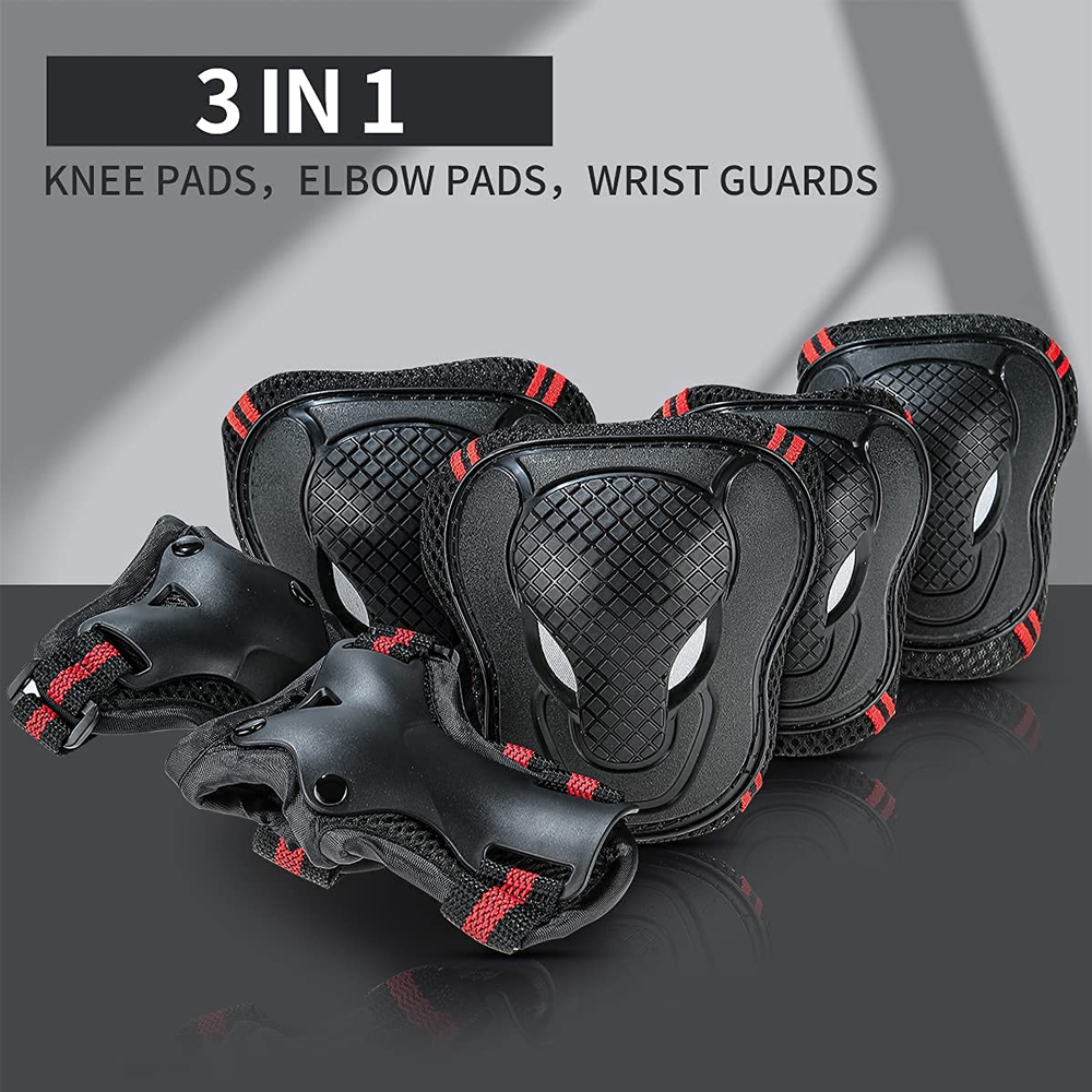 BraceTop 6Pcs/set Teens & Adul - Knee Guard Hard recension och pris