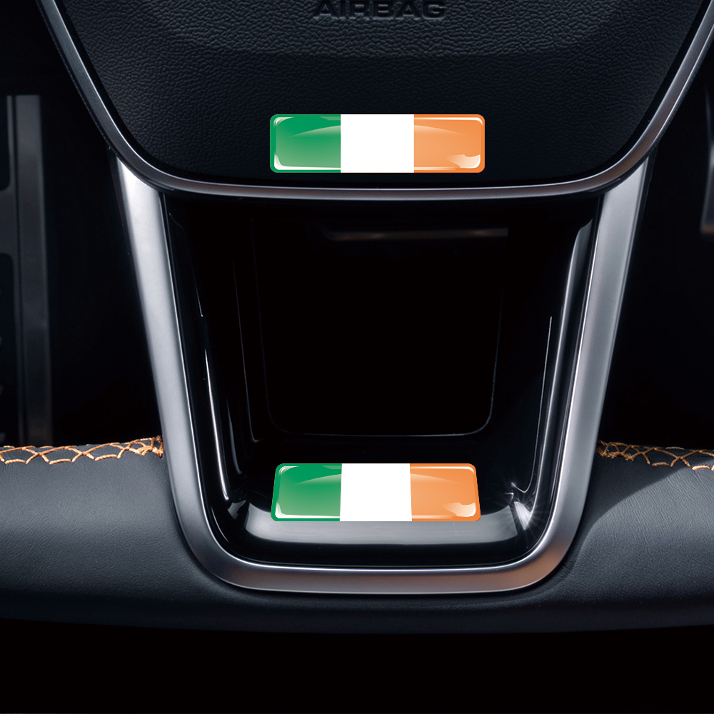 Ireland Flag 3D Epoxy Resin De - Motorcycle Gear Ireland recension och pris