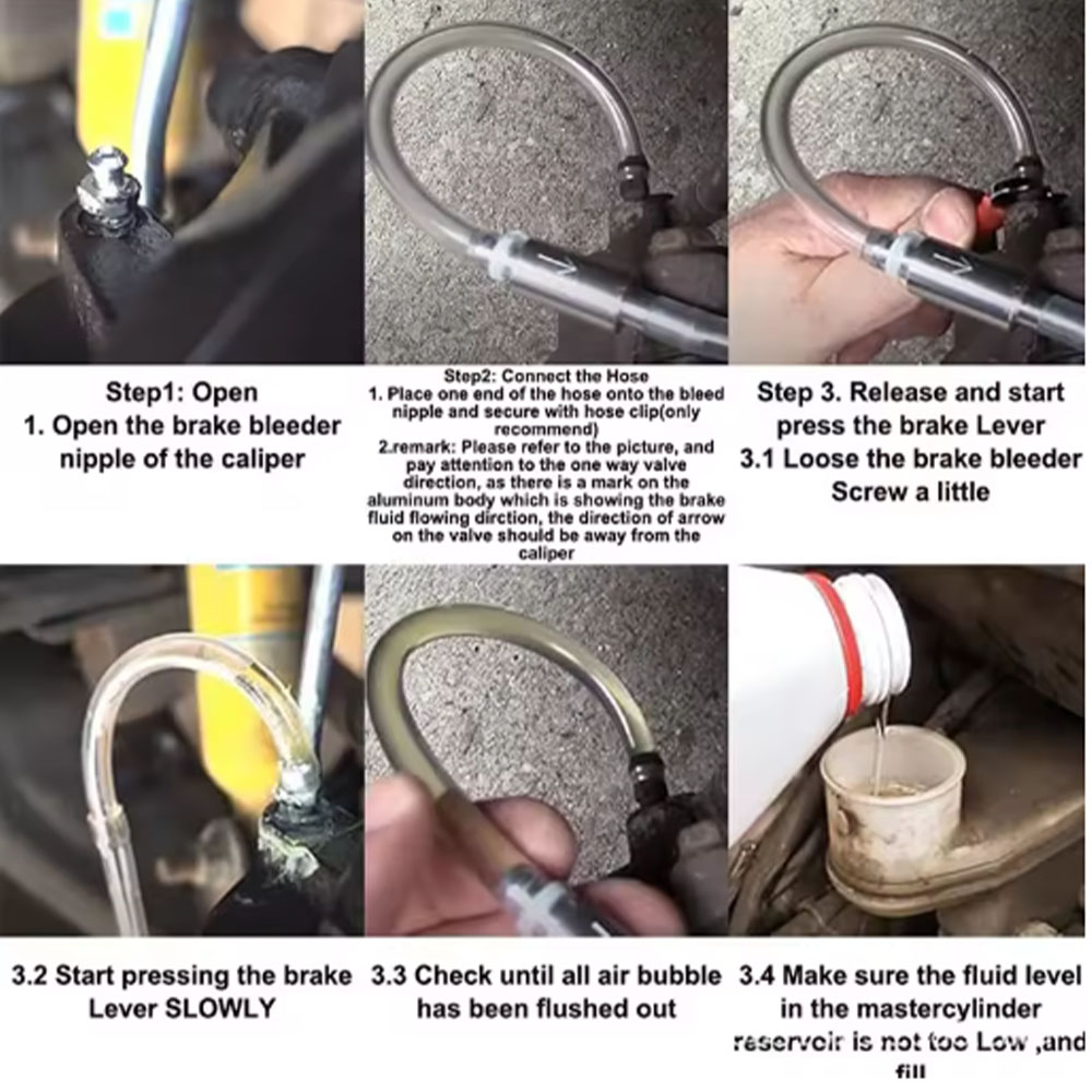 1Pcs Brake Fluid Bleeder Hose  - Motorcycle Gear Airbag recension och pris