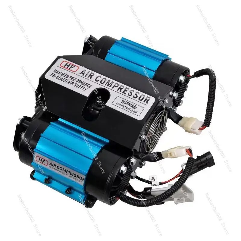 Double Cylinder Air Pump HF Pu - Tyre Pressure Gauge recension och pris